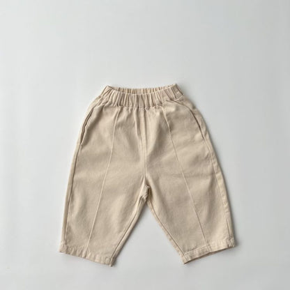 MyKids-USA® Baby Solid Color Casual Fashion Carrot Pants
