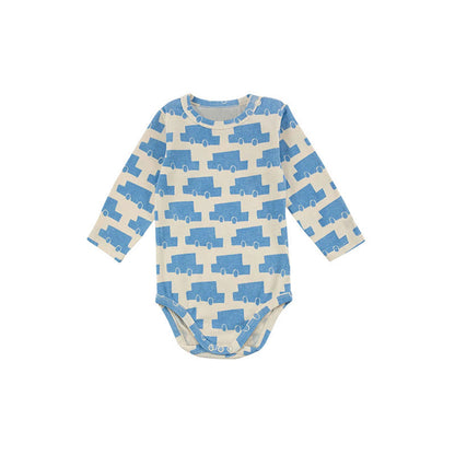 MyKids-USA® Baby Print Graphic O-Neck Long Sleeve Fashion bodysuit