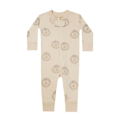 MyKids-USA® Baby Print Pattern Full Zipper Design Soft Comfortable Romper