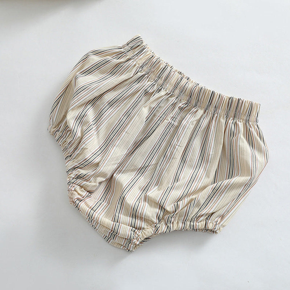 MyKids-USA® Baby Girl Striped Pattern Shirt Combo Shorts One Pieces Sets