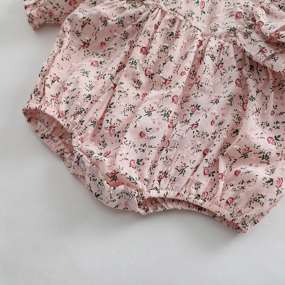 MyKids-USA® Baby Girl Ditsy Flower Pattern Long Sleeve Cute Bodysuit
