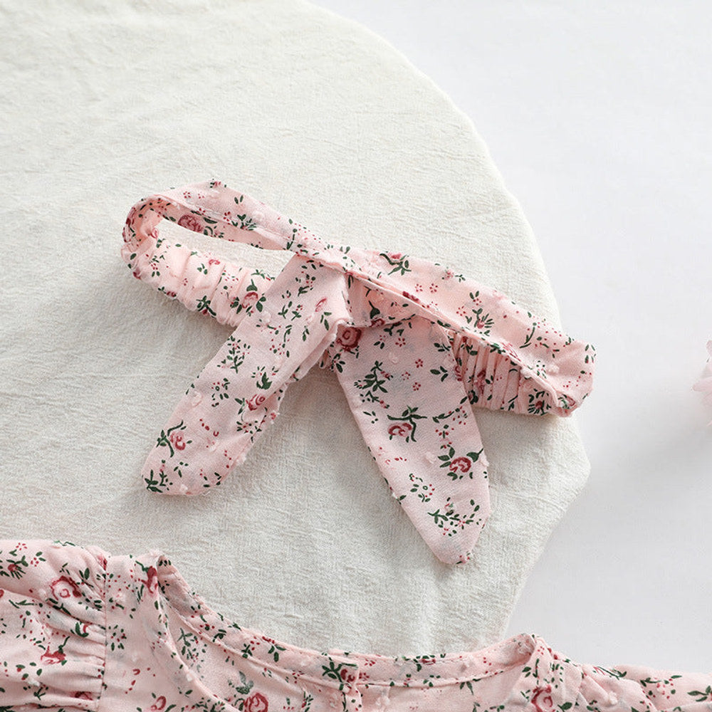 MyKids-USA® Baby Girl Ditsy Flower Pattern Long Sleeve Cute Bodysuit