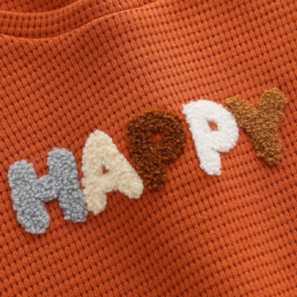 MyKids-USA® Baby Letter Pattern Waffle Fabric Soft Cotton One Pieces Sets