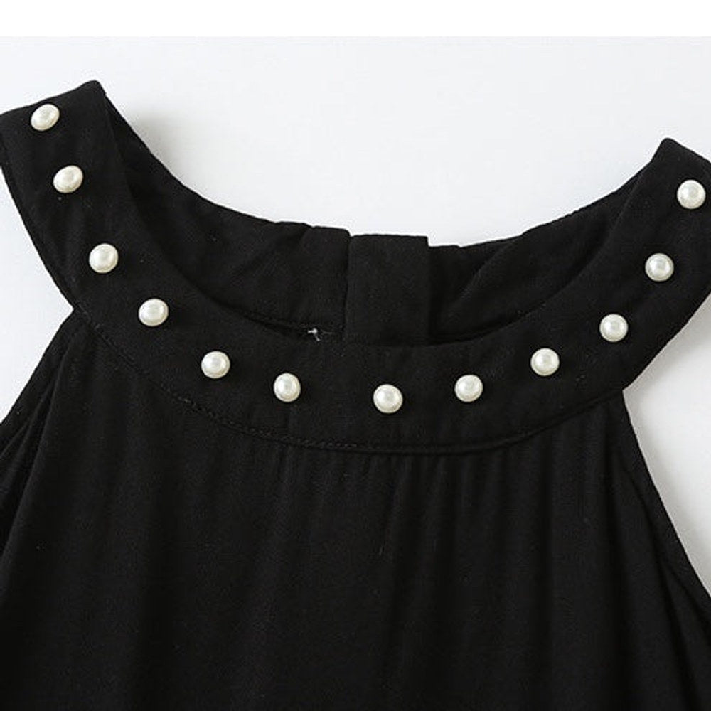 MyKids-USA® Baby Girl Solid Color Halter Neck Design Tirregular Hem Dress For Special Ocassion