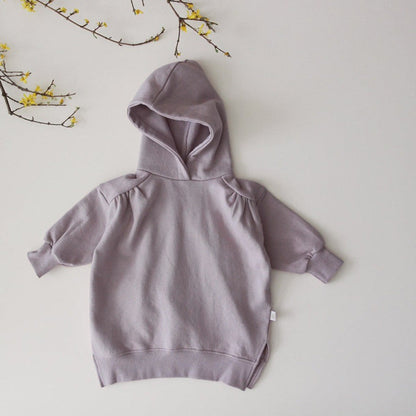 MyKids-USA® Baby Solid Color Long Sleeves Korean Style Cotton Hoodies