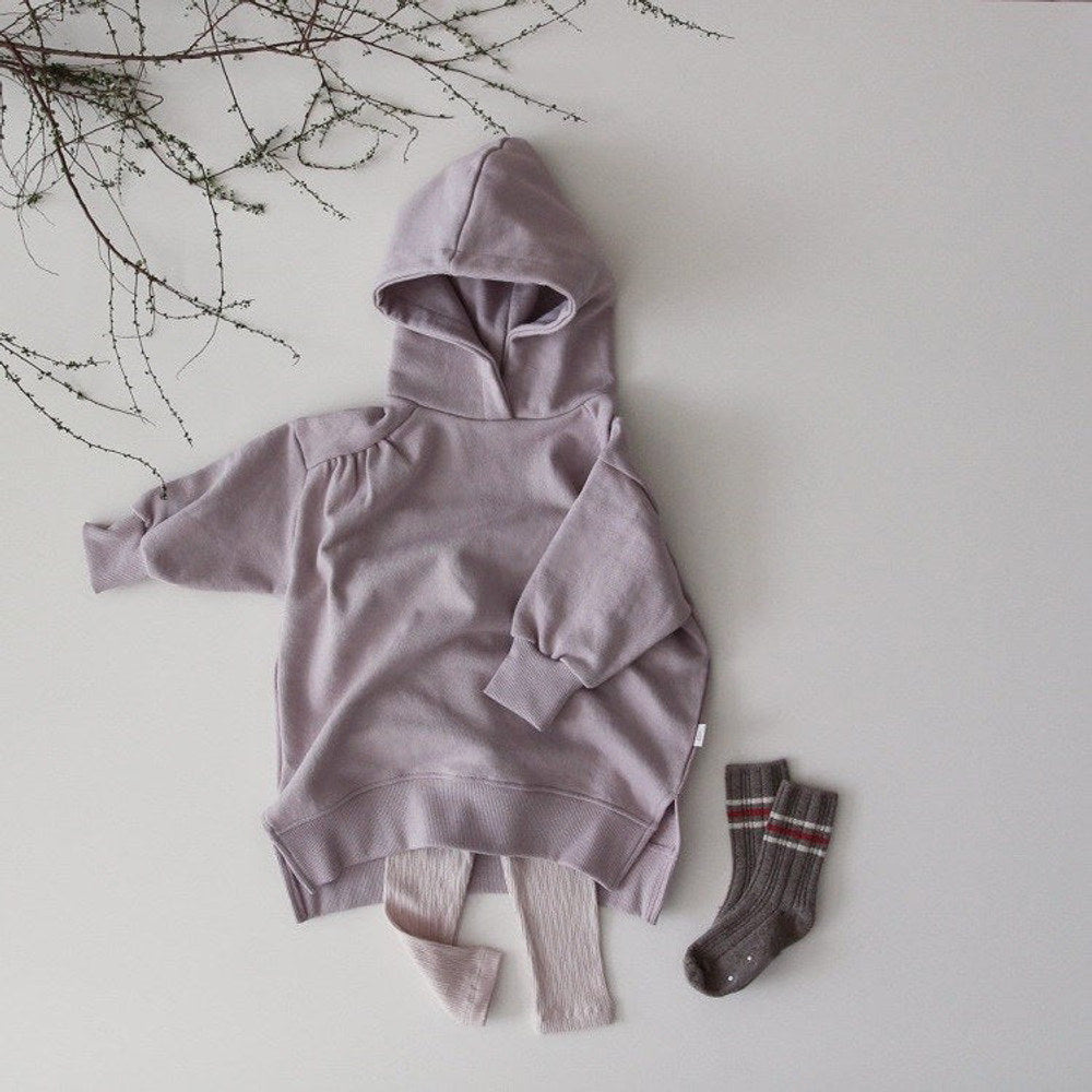 MyKids-USA® Baby Solid Color Long Sleeves Korean Style Cotton Hoodies