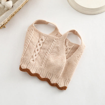MyKids-USA® Baby Crochet Knitted Pattern Sleeveless Knitwear Vest