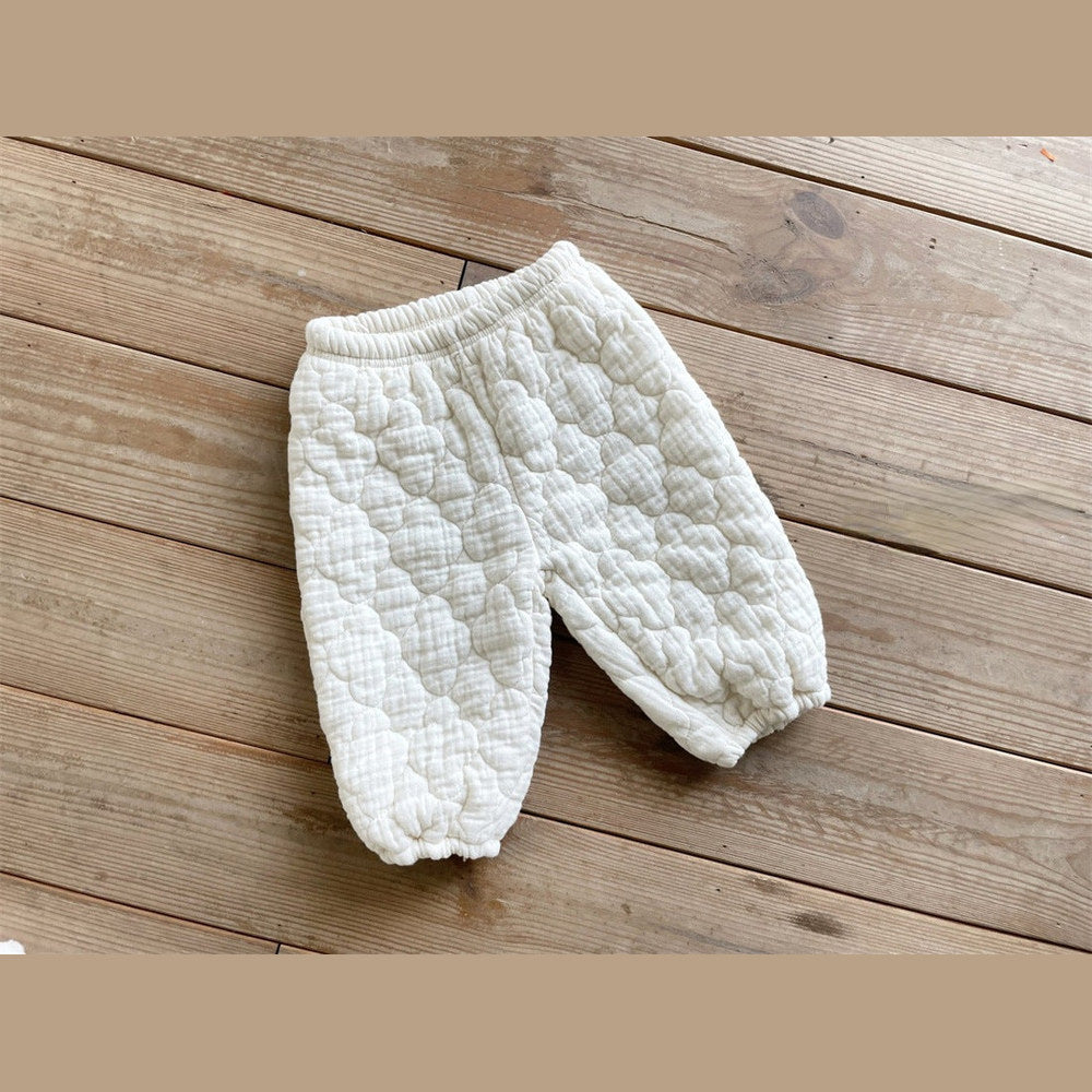 MyKids-USA® Baby Bear Patched Pattern Quilted Warm Lapel Cute Sets