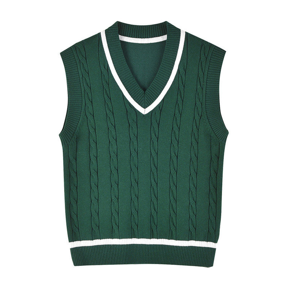 MyKids-USA® Baby Crochet Knit Pattern V-Neck Sleeveless Vest Sweater