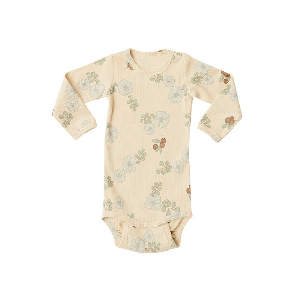 MyKids-USA® Baby Girl Floral Pattern Cotton bodysuit With Pant 1 Pieces Sets