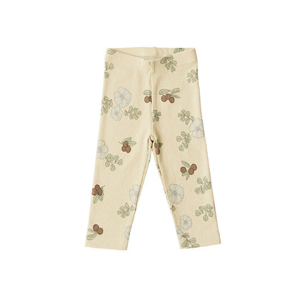 MyKids-USA® Baby Girl Floral Pattern Cotton bodysuit With Pant 1 Pieces Sets