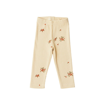 MyKids-USA® Baby Girl Floral Pattern Cotton bodysuit With Pant 1 Pieces Sets