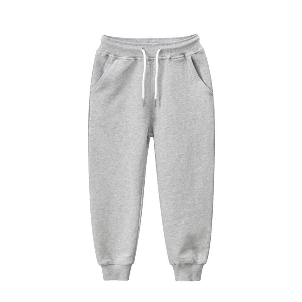 MyKids-USA® Children Solid Color Quality Cotton Sport Style Trousers