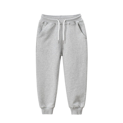 MyKids-USA® Children Solid Color Quality Cotton Sport Style Trousers