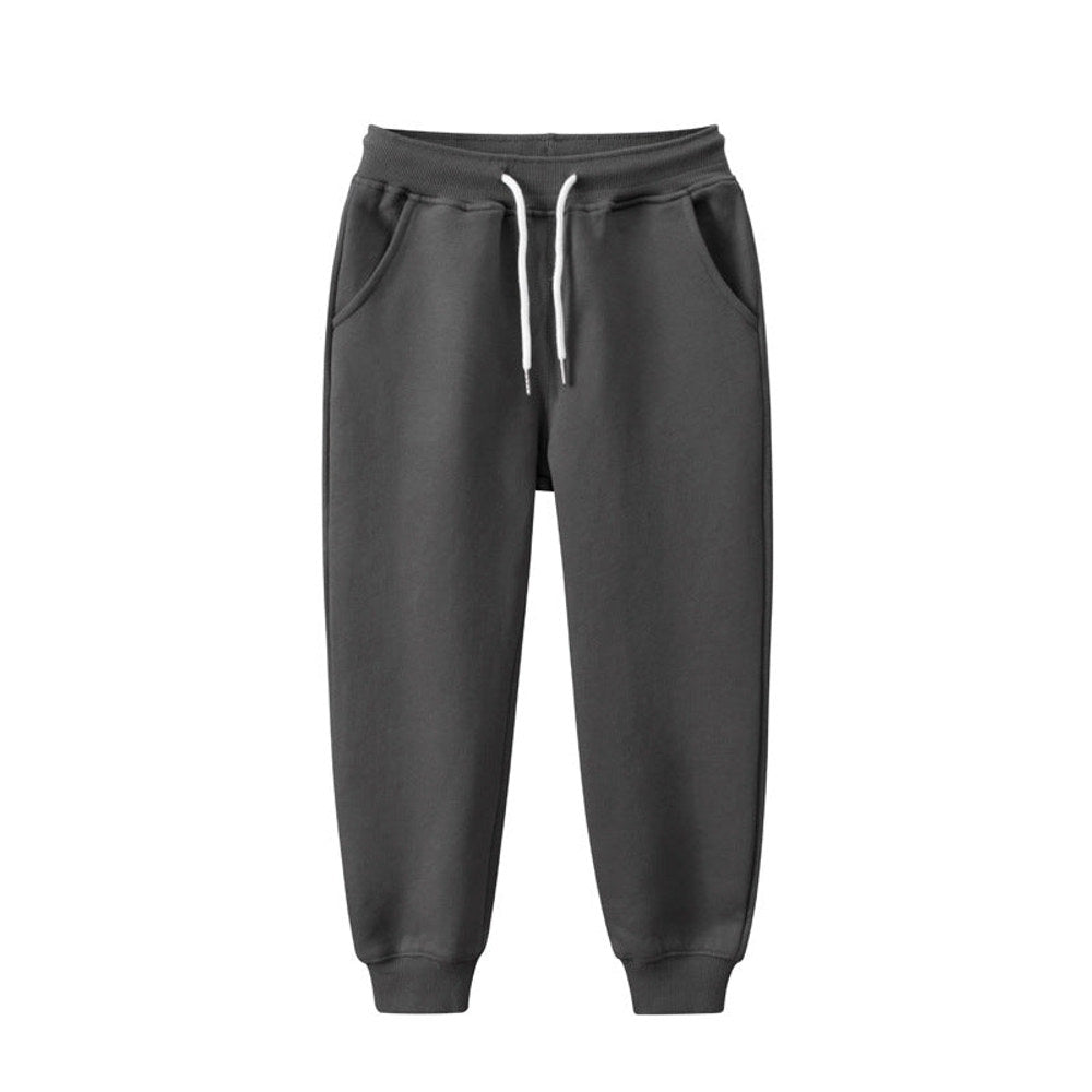MyKids-USA® Children Solid Color Quality Cotton Sport Style Trousers
