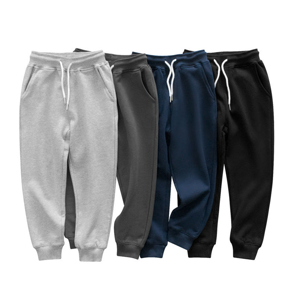 MyKids-USA® Children Solid Color Quality Cotton Sport Style Trousers