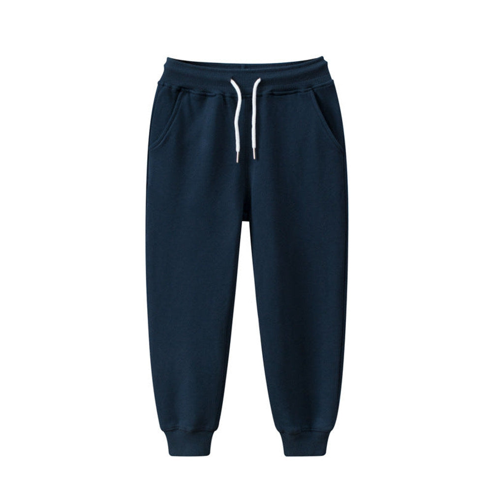 MyKids-USA® Children Solid Color Quality Cotton Sport Style Trousers
