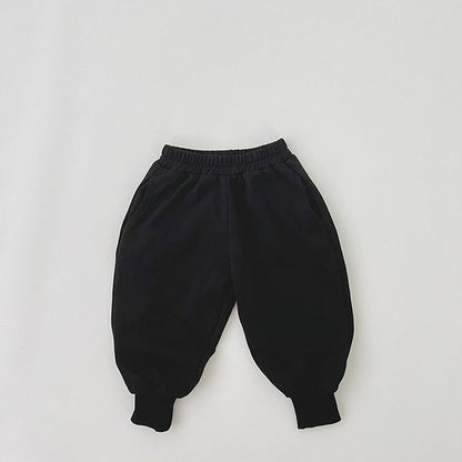 MyKids-USA® Baby Solid Color Sport Style Cotton Quality Trousers