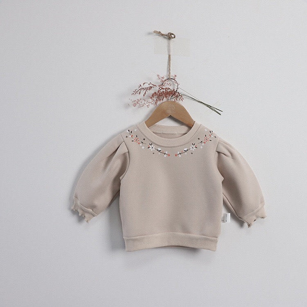 MyKids-USA® Baby Girl Floral Print Pattern Bud Sleeve Hoodies
