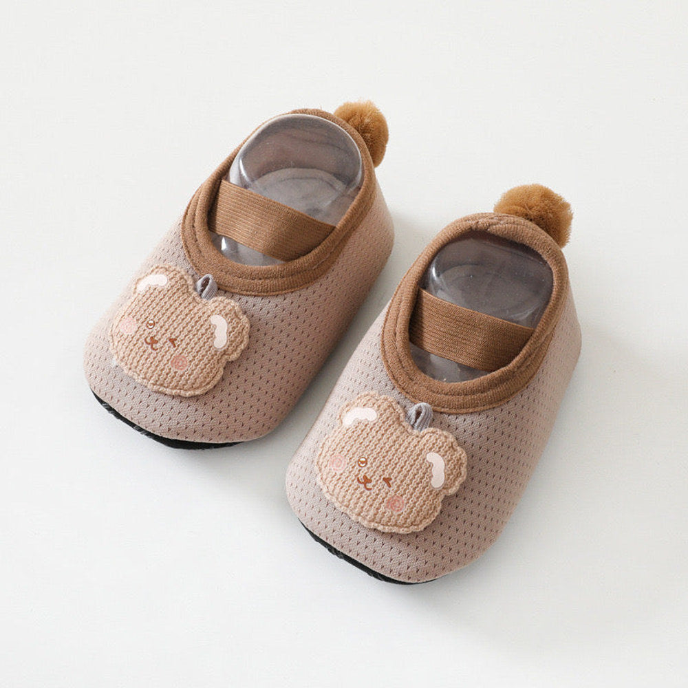MyKids-USA® Baby Girl Cartoon Pattern Non-Slip Toddler Shoes With Tail Design Floor Socks