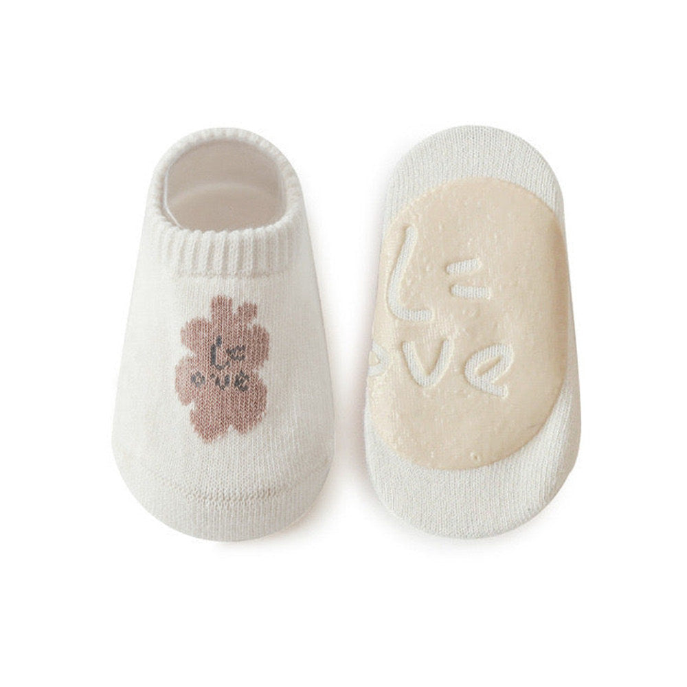 MyKids-USA® Kids Girl Embroidered Pattern Non-Slip Floor Soft Socks