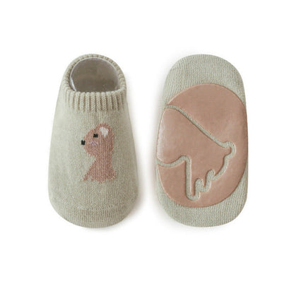 MyKids-USA® Kids Girl Embroidered Pattern Non-Slip Floor Soft Socks