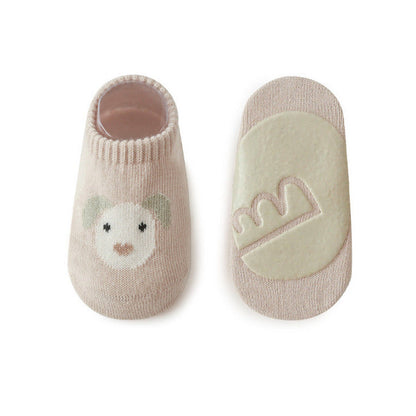 MyKids-USA® Kids Girl Embroidered Pattern Non-Slip Floor Soft Socks
