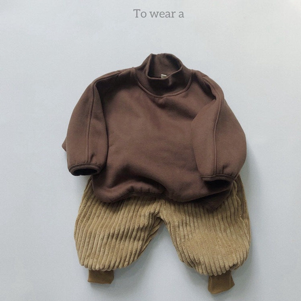 MyKids-USA® Baby Solid Color Corduroy Fabric Thickened Pants