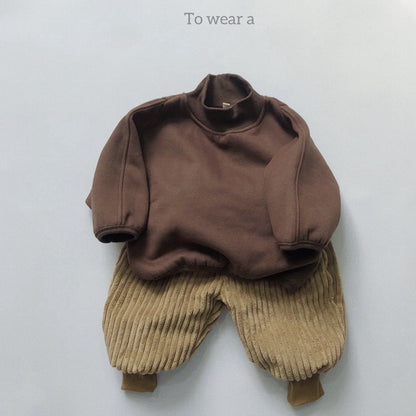 MyKids-USA® Baby Solid Color Corduroy Fabric Thickened Pants