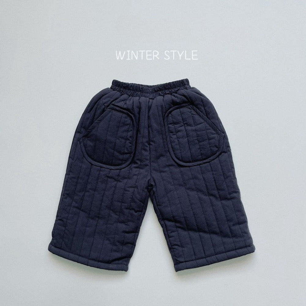 MyKids-USA® Baby Solid Color Cotton Quilted Pants Outfits