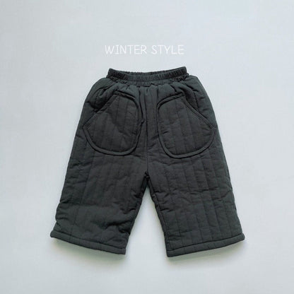 MyKids-USA® Baby Solid Color Cotton Quilted Pants Outfits