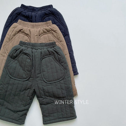MyKids-USA® Baby Solid Color Cotton Quilted Pants Outfits