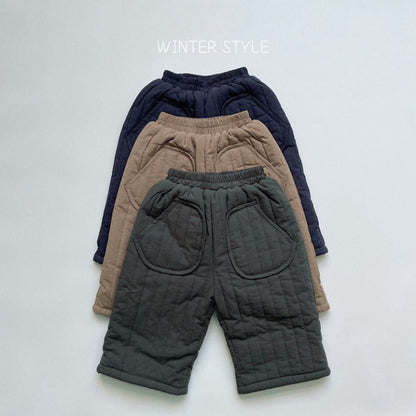 MyKids-USA® Baby Solid Color Cotton Quilted Pants Outfits