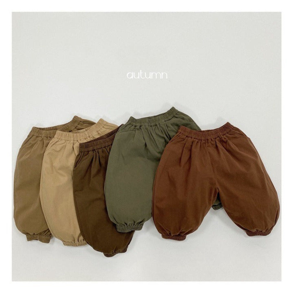 MyKids-USA® Baby Solid Color Basic Style Loose Comfy And Unisex Pants