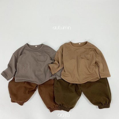 MyKids-USA® Baby Solid Color Basic Style Loose Comfy And Unisex Pants