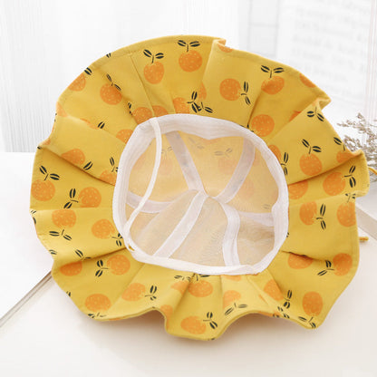 MyKids-USA® Baby Girl Floral Print Adjustable Design Sunshade Bucket Hats