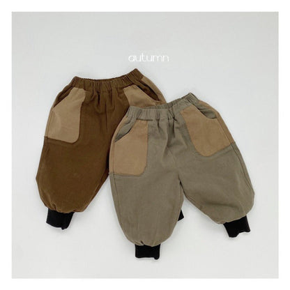 MyKids-USA® Baby Color Matching Pattern Lantern Trousers Casual Style Pants