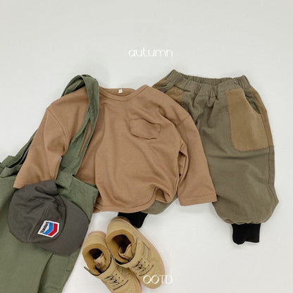 MyKids-USA® Baby Color Matching Pattern Lantern Trousers Casual Style Pants