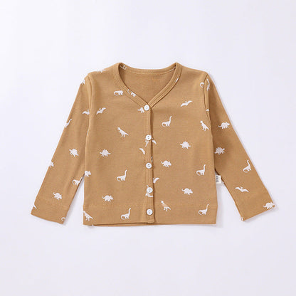 MyKids-USA® Baby Boy And Girl Print Pattern Western Style Quality Cardigan