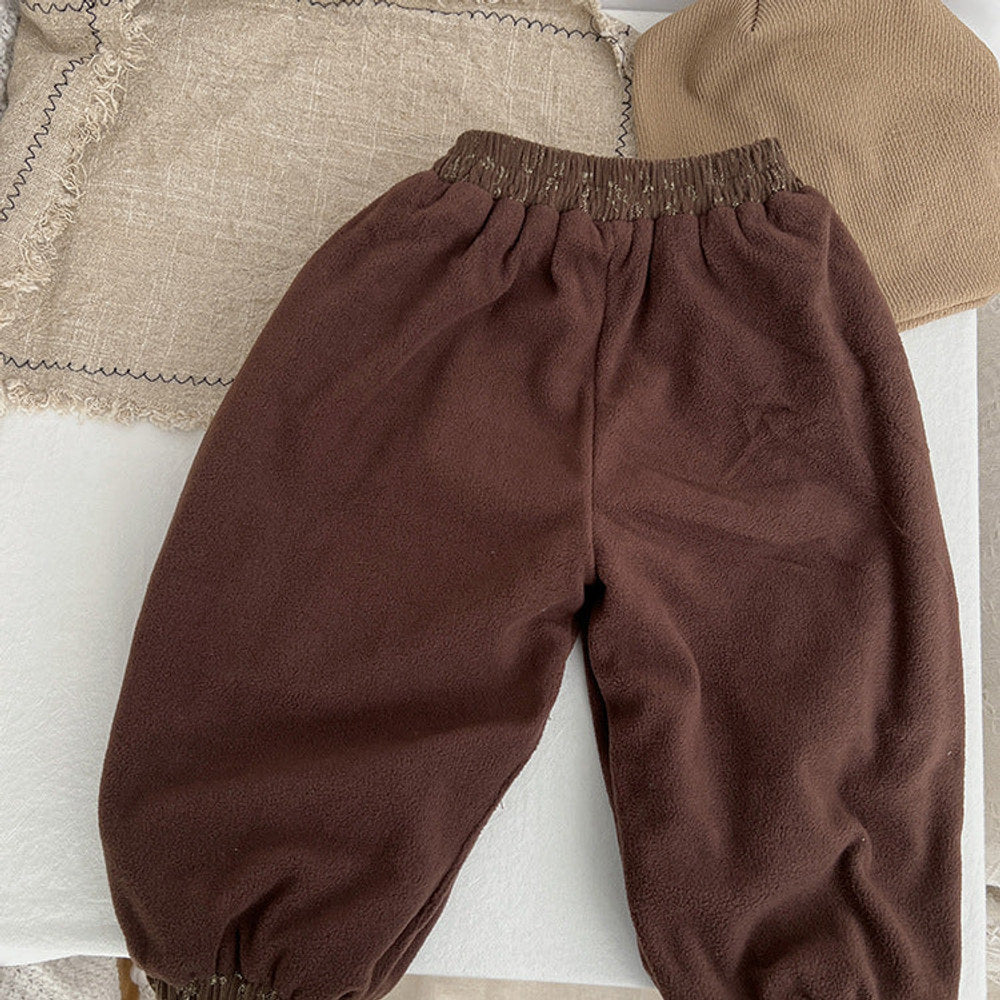 MyKids-USA® Baby Girl Ditsy Flower Pattern Corduroy Fabric Loose Thickened Pants In