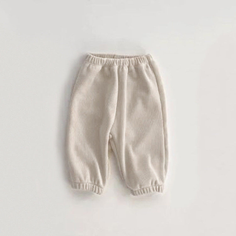 MyKids-USA® Baby Solid Color Fleece Thermal Lantern Pants