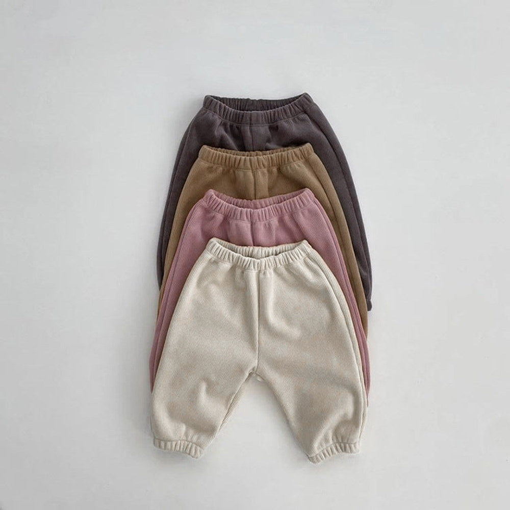 MyKids-USA® Baby Solid Color Fleece Thermal Lantern Pants