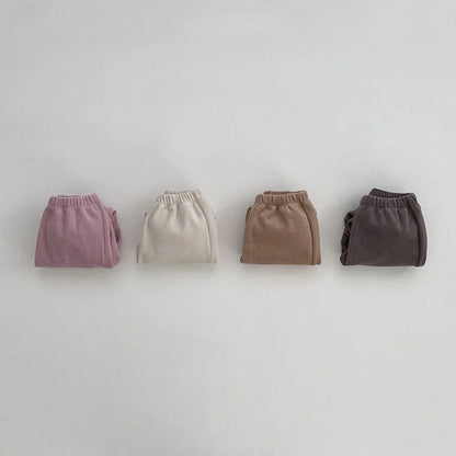 MyKids-USA® Baby Solid Color Fleece Thermal Lantern Pants