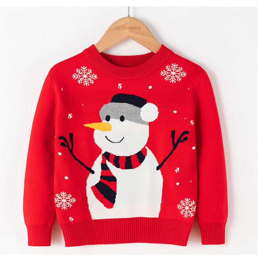 MyKids-USA® Kids Unisex Snowman Pattern Knitwear