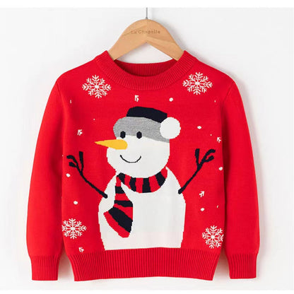 MyKids-USA® Kids Unisex Snowman Pattern Knitwear