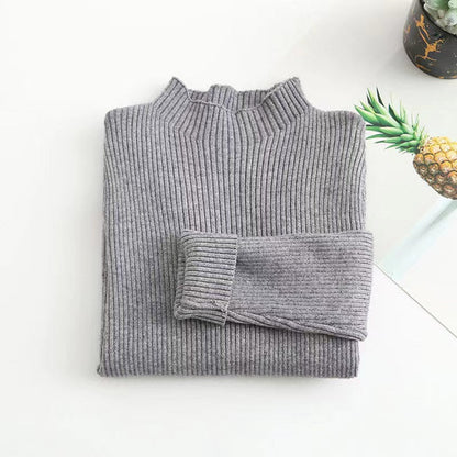 MyKids-USA® Kids Solid Knit Sweater
