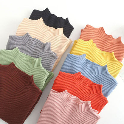 MyKids-USA® Kids Solid Knit Sweater