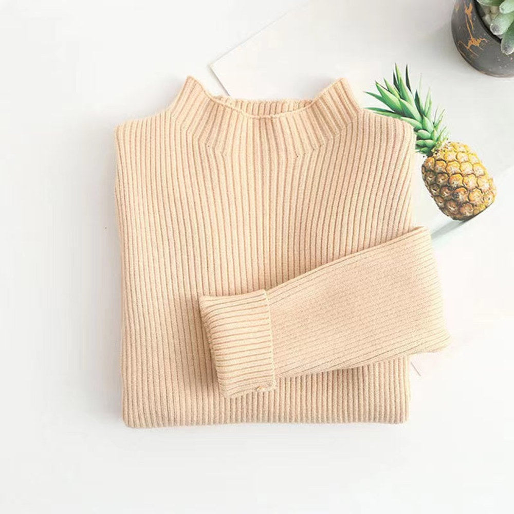 MyKids-USA® Kids Solid Knit Sweater