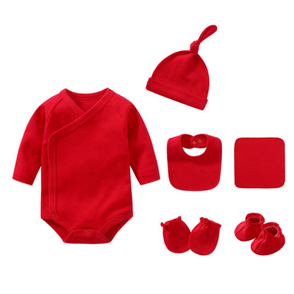 MyKids-USA® Newborn Solid Color Cotton Bodysuit Thin Style Sets