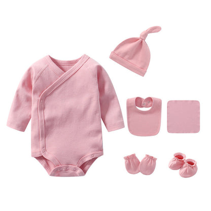 MyKids-USA® Newborn Solid Color Cotton Bodysuit Thin Style Sets
